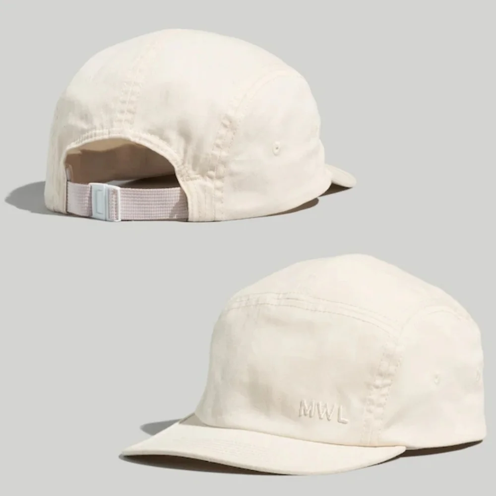 New! Madewell Cotton Canvas Five-Panel Baseball Cap